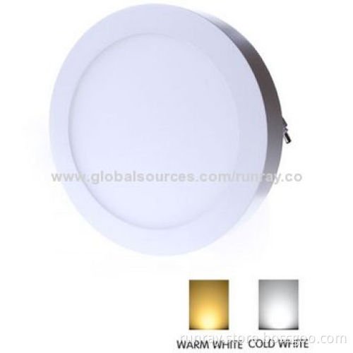 Switch Dimmable LED Panel Light with 6W Power, 85-265V AC or 12V DC, 80-110lm/W, CE Mark